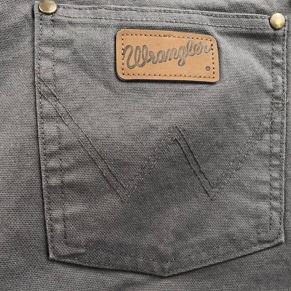 Wrangler Mens Work Pants 33x30 Tough Comfort 47 Regular Fit Straight Leg Casual - Picture 10 of 13